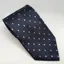 Equetech Showing Tie Diamond Adult Navy/Light Blue